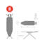 Brabantia Size B Ironing Board With Steam Iron Rest