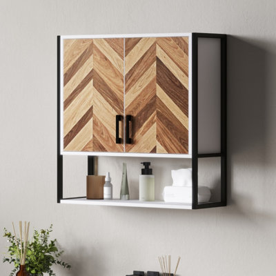 Engineered Wood Wall Bathroom Cabinet