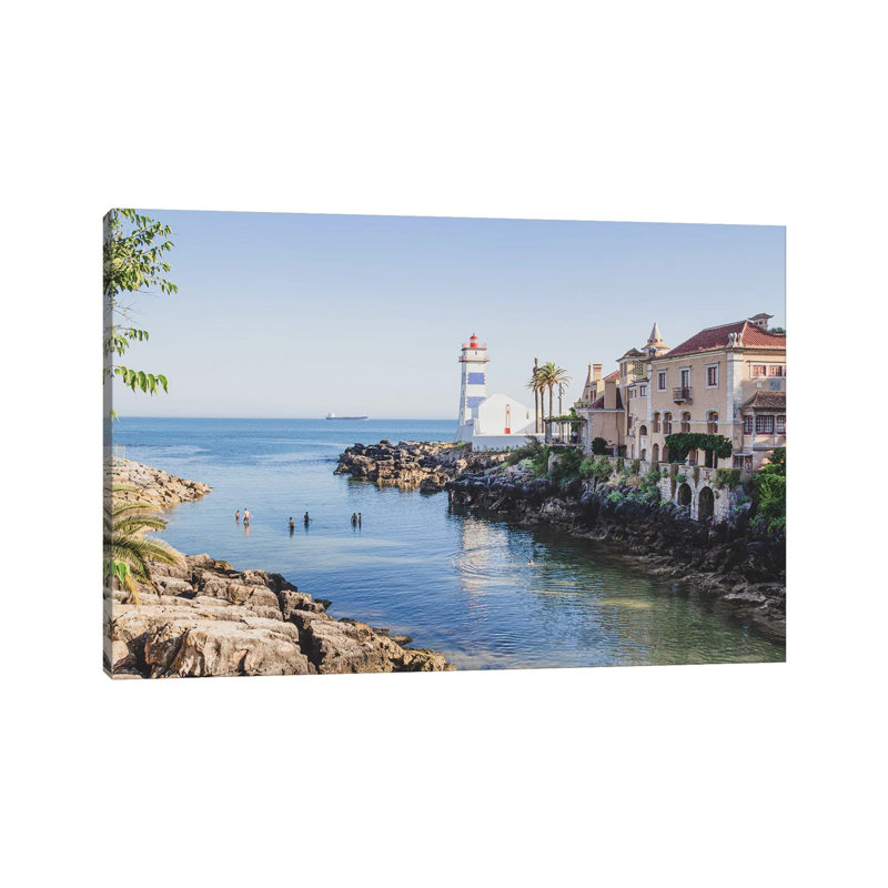 Phare de Portugal Cascais, horizontal, H 18 po x l 26 po x P 1,5 po