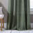 DKNY Boucle Chenille Room Darkening Curtain Panel Pair Olive (Set of 2)-99447733