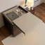 Table de chevet contemporaine à 4 tiroirs de 19,6 po de largeur avec compartiment de rangement, serrure NFC et serrure à clé-977393359