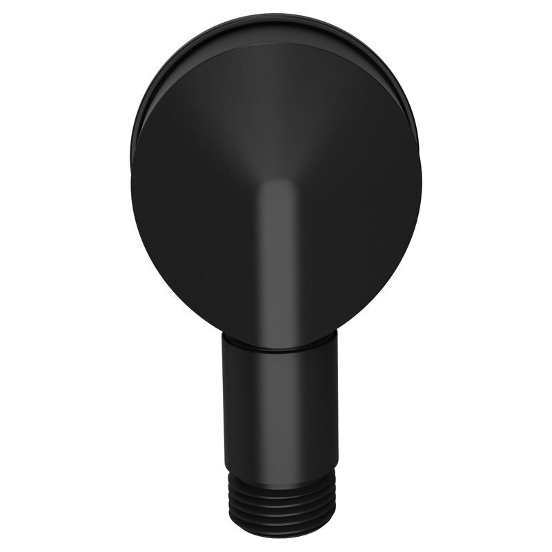 Alimentation murale universelle pour douche à main, Noir mat