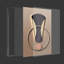 Abstrait moderne - ensemble de 3 reproductions de photos sur toile-661718339-661718340