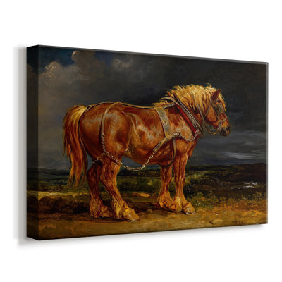 Portrait d'une charrette à cheval-James Ward-Gallery, toile tendue-c. début du 19e siècle