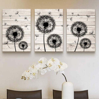 3 Piece Wrapped Canvas Wall Art