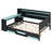 4 Drawers Modern Daybed With Lighted Desk, Storage Bookcase Backrest And Power Outlets-1585820530-1585820301