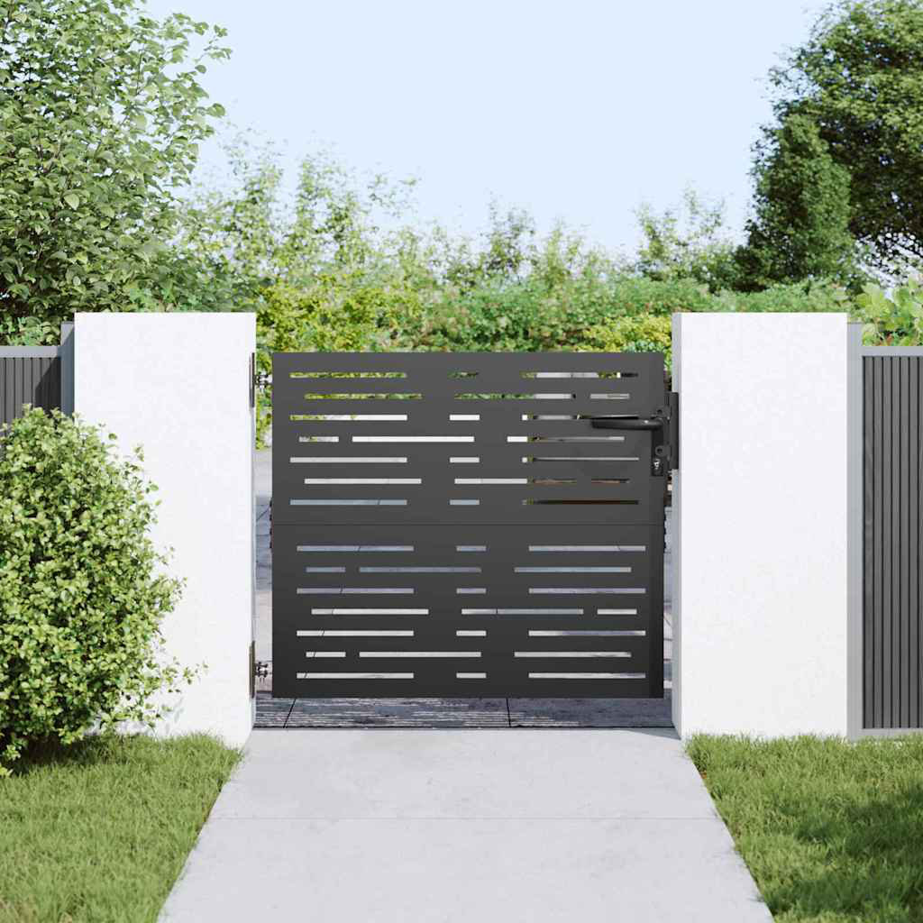 Garden Gate With Lock   Powder-Coated Steel