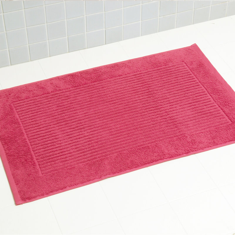 Madely Bath Rug, Raspberry