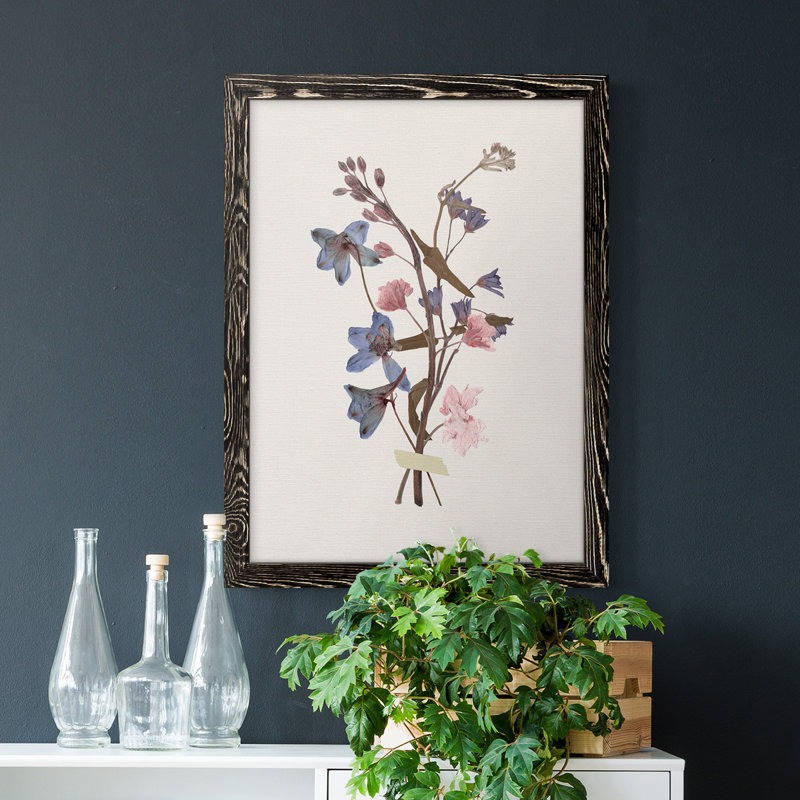 Toile encadrée de qualité supérieure Pastel Keepsake I - prête à être accrochée, H 32 po x l 23 po x P 1 po, Noir