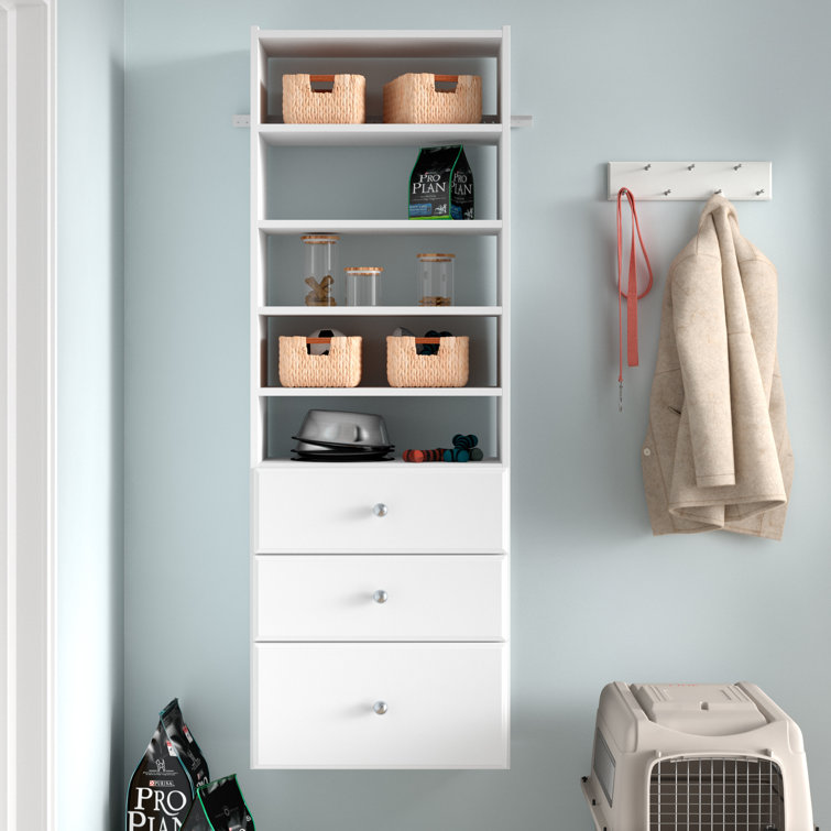 Grid Manufactured Wood Closet System