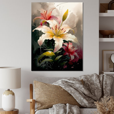 Cream Artful Lilies I " Cream Artful Lilies I "