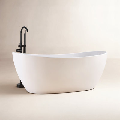 Forma 65" Double Slipper Soaking Bathtub