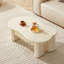 Table de bout crème avec rangement Cloud