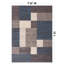 Tapis bleu touffeté à motif géométrique Allyne-1288546281