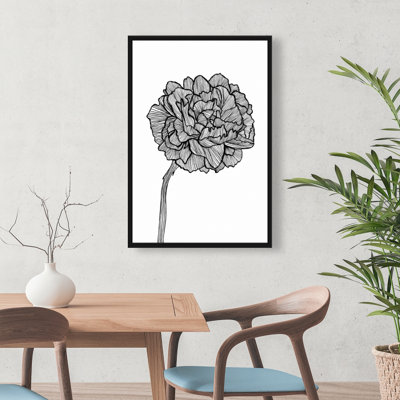 «Peony Line» sur toile