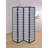 Sartre Black 4-Panel Room Divider Folding Shoji Screen
