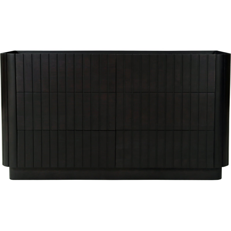 Povera 6 - Drawer Dresser, Black
