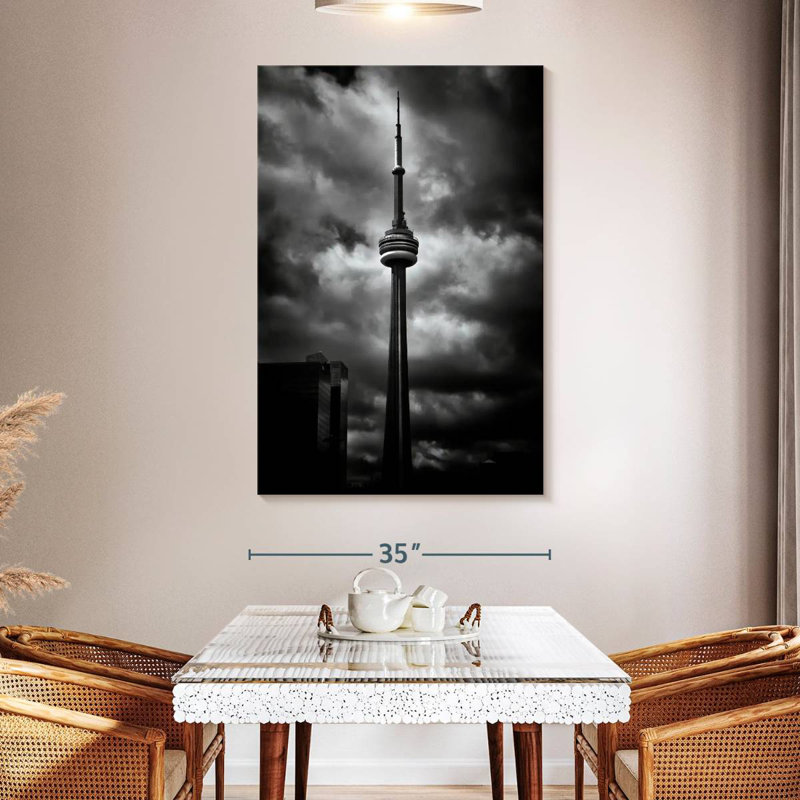Aime CN Tower No 5, 51" H x 34" W