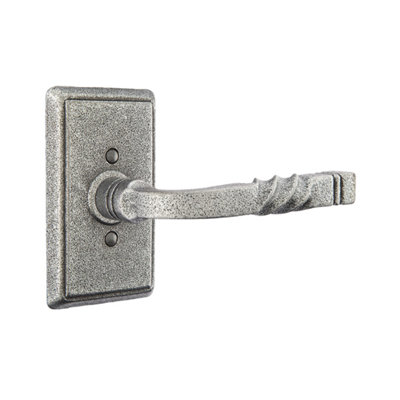 San Carlos Flat Passage (Hall & Closet) Door Lever with Rectangle Rosette