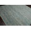 Tapis oriental unique en laine noué à la main de 8 pi x 10 pi de style oriental turquoise / ivoire / bleu