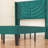 Twin Size Velvet Bed Frame with Wingback Headboard, Upholstered Platform Bed with Wing Side Channel Tufted Headboard, Solid Wooden Slats Support, No Box Spring Needed, Noise Free, Dark Green-514089472-514089484
