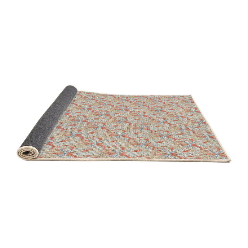 Tapis rose / crème Power Loom, Carré 5 pi