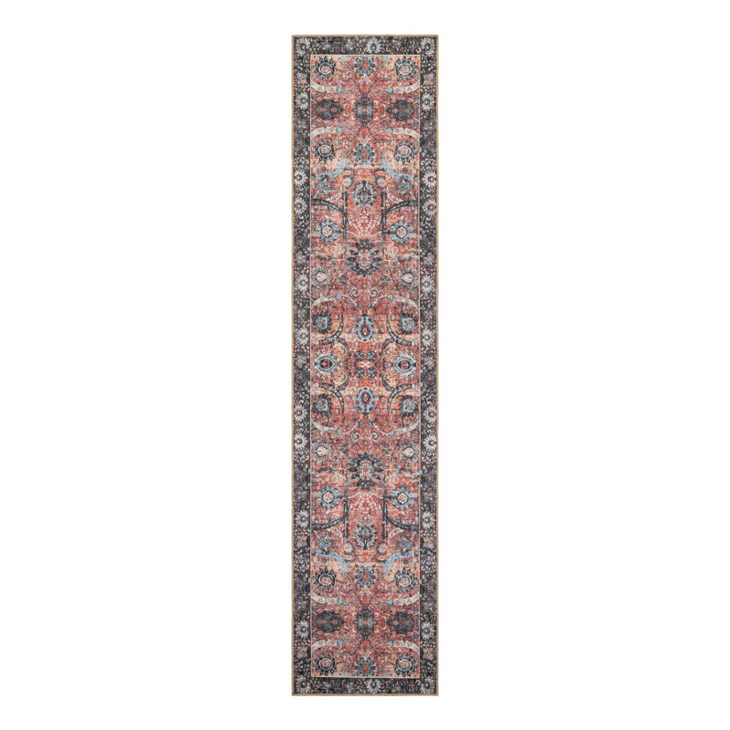 Maysn Performance Chenille Floral Indoor Rug, Runner 2'7" x 12'