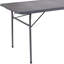 Table rectangulaire pliable en plastique avec poignée de transport Noah-26400195