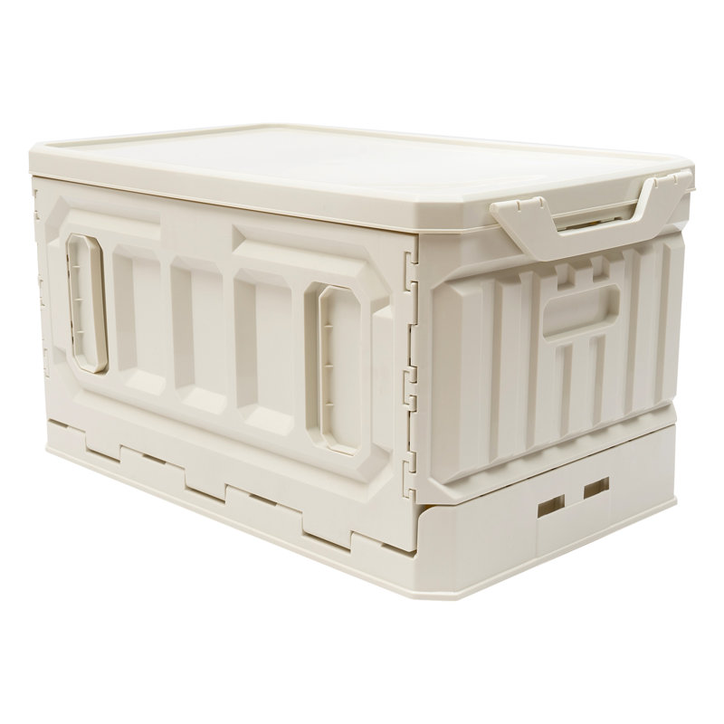 Boîte de rangement extérieure pliable, Beige