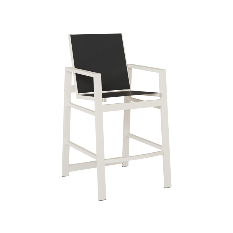 Chaise berçante Berlin Gardens Vida Slings, Blanc mat, Noir