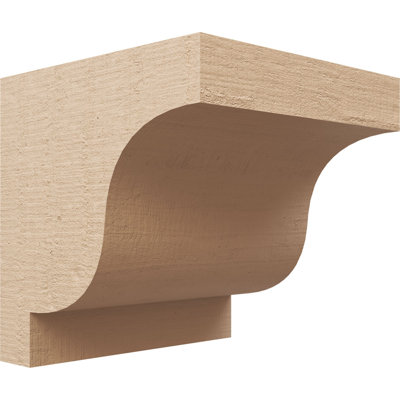 Bois de cèdre brut Newport, grain de bois TimberThane, brun clair apprêté