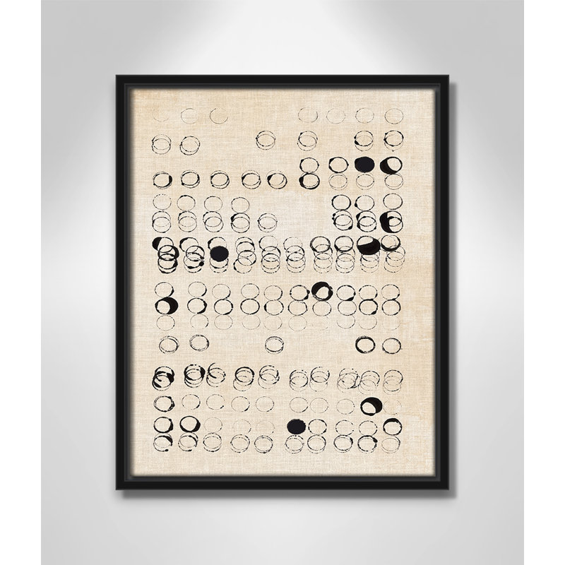 Victorine Dots and Dots Print par, Noir, H 15,5 po x l 12,5 po