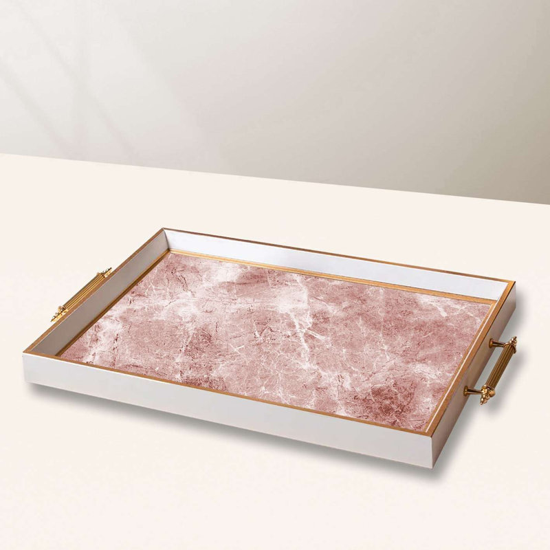 Elegant Glass Serving Tray, 19.7 x 11.4 x 1.4 inches | 100% High-Quality Glass | Perfect for Entertaining & Serving | Stylish and Functional Design for Home & Parties | Durable and Easy to Clean