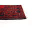 Tapis unique en laine noué à la main style Esari des années 2010 de 4 pi 2 po x 6 pi 6 po rouge Quenna