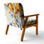 Geidel - Fleurs abstraites - Fauteuil d'appoint rembourré traditionnel-1459229823-1503986175