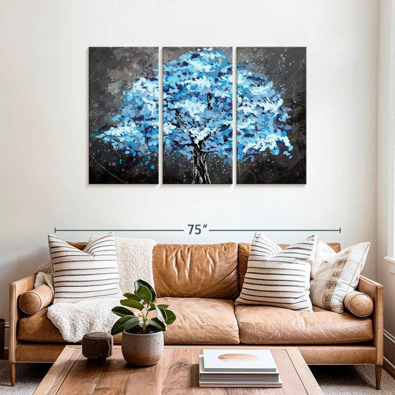 Peinture Harnek Winter Tree, H 36 po x l 57 po