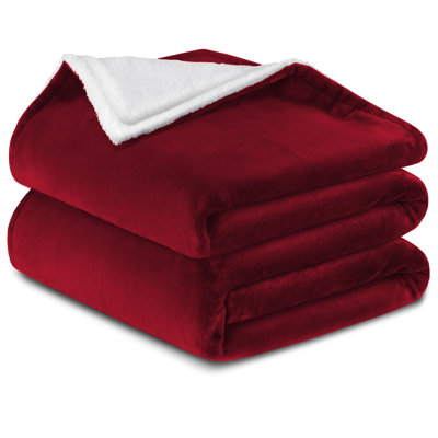 Reversible Sherpa Fleece Blanket – Ultra-Soft, Warm & Cozy All-Season Comfort