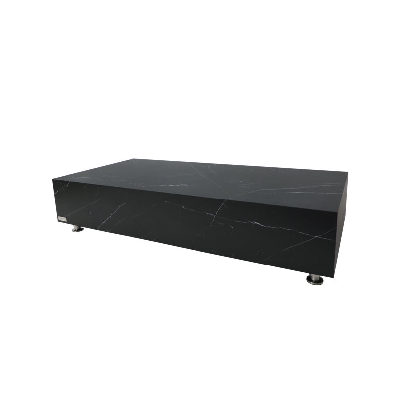 Rectangular SOFIA marble porcelain coffee table 157.5 x 76.2 x 35.6 cm