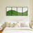 Moss Metal Wall Art 4Pcs Set