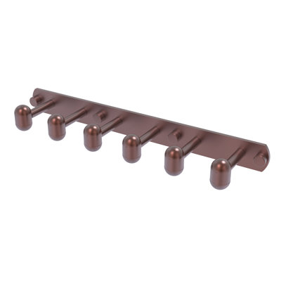 Itzhak 6 Position Wall Mounted Hook Rack