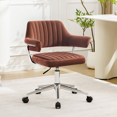 Chaises de bureau de loisirs modernes avec accoudoirs enveloppants