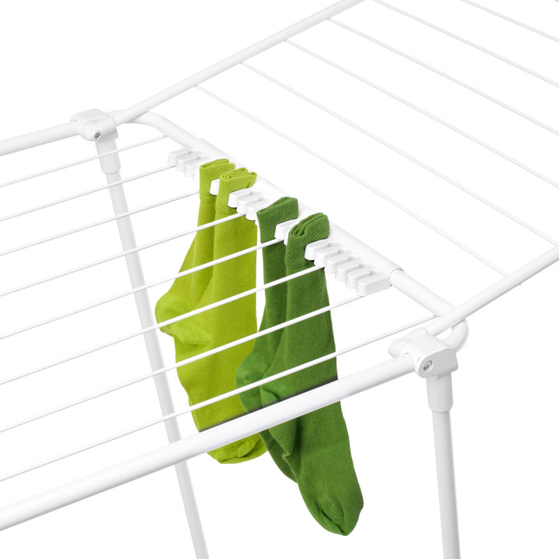 Brabantia Hangon Drying Rack Too, 112.6cm H x 198cm W x 58.8cm D, White