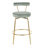 Kayson 25.5" Gold Swivel Upholstered Counter Stools-1129021422