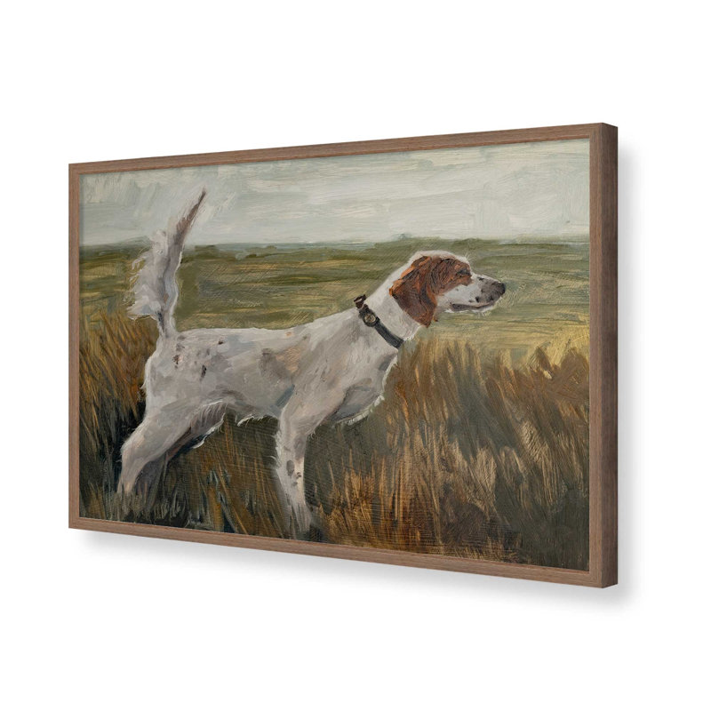 Reproduction d'art «Hunters I» par Marian Parsons, H 30 po x l 40 po, Impression sur cadre ouvert sans papier mat, Brun