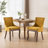 A&a furniture ultra side dining chairs | set of 2 | thickened fabric, solid wood legs | bronze nailhead-497689671-498990615