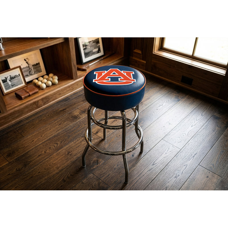 NCAA Swivel Bar & Counter Stool, Auburn, Bar Stool (30" Seat Height)
