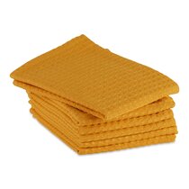 Chef Pomodoro - (Orange, Pack of 10) Everyday Kitchen Towels - Waffle  Dishcloth, 15 in x 25 in
