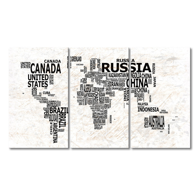 3 Piece Wrapped Canvas Print