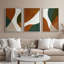 Art mural encadré, impressions murales abstraites rétro sur toile 16 po x 24 po-1792620246-1792620244