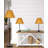 58'' Rustic Bronze Traditional Floor & Table Lamp Set